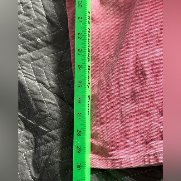 Vintage Pink Wrangler Jeans Size 7 Juniors.  Pleated front. - Picture 7 of 8